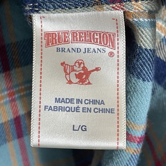 Men's Plaid Button-Up Shirt - Picture 8 of 12